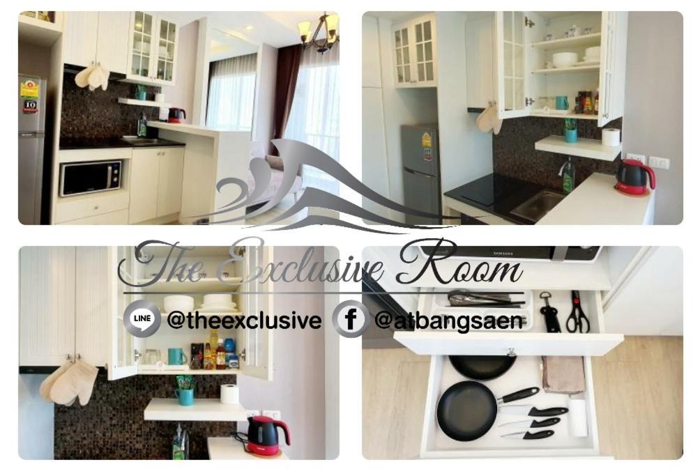 Cozy Near Beach 200M With Toproof Pool At Patio Bangsaen Esterno foto